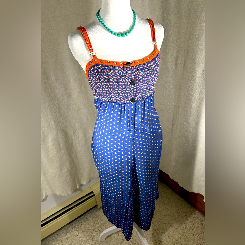 ANTHROPOLOGIE ladies’ Boho rayon overalls/romper Size L